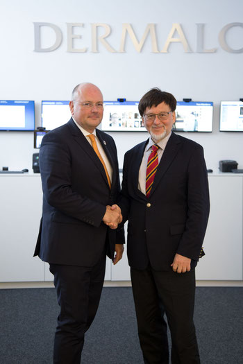 Arne Schönbohm (BSI) and Günter Mull (DERMALOG)